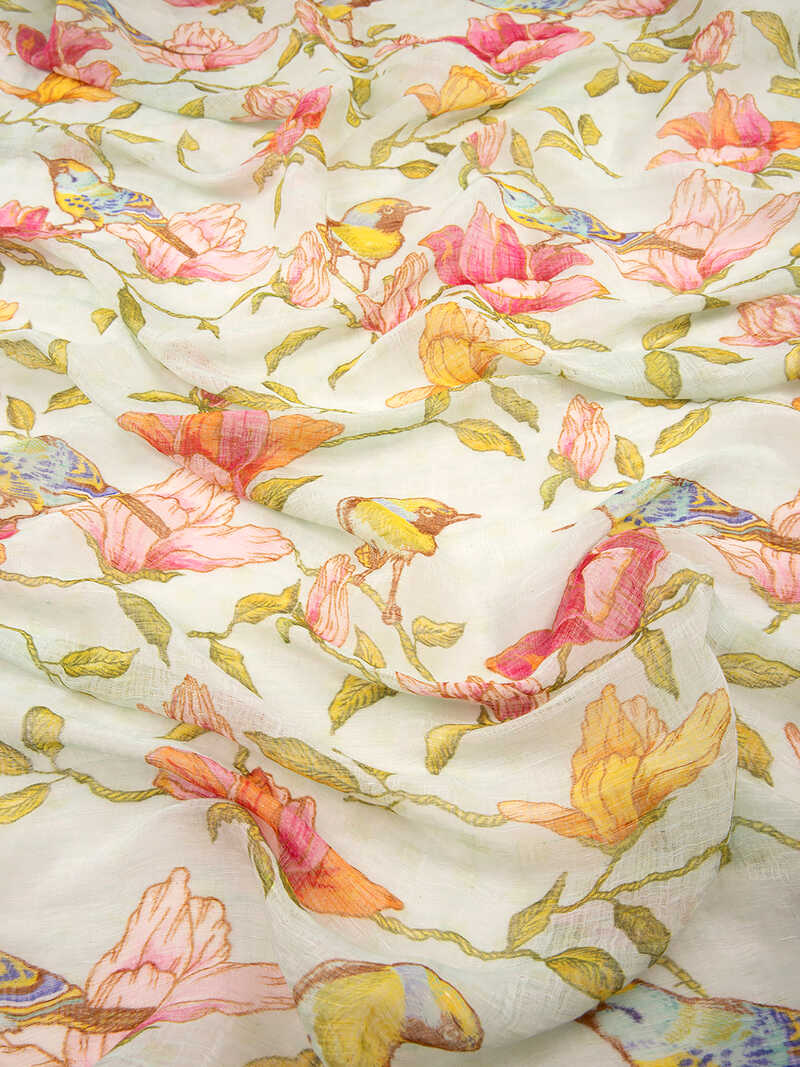 Alternatives Bild 3 zu Blumen-Schal Birds Garden