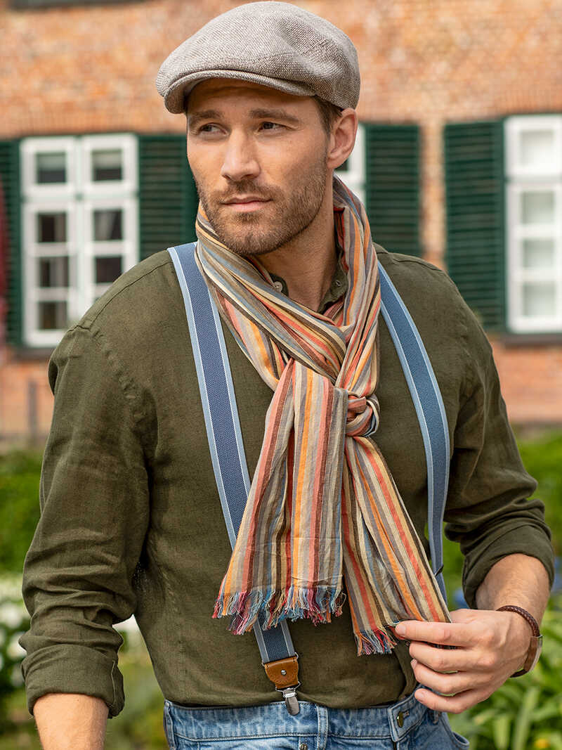 Alternatives Bild 1 zu Multicolor-Streifenschal