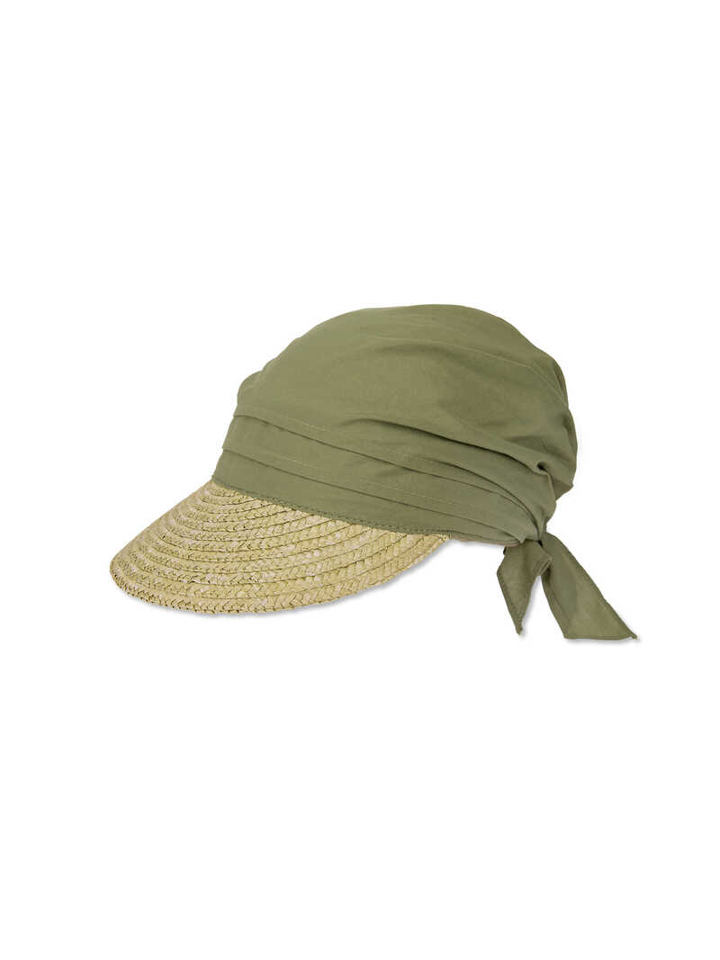 Produktbild zu Sun Cap mit Schirm aus Naturstroh