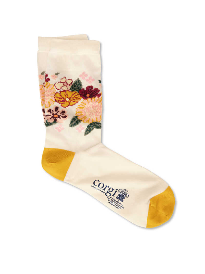 Produktbild zu Damensocken mit Blumen