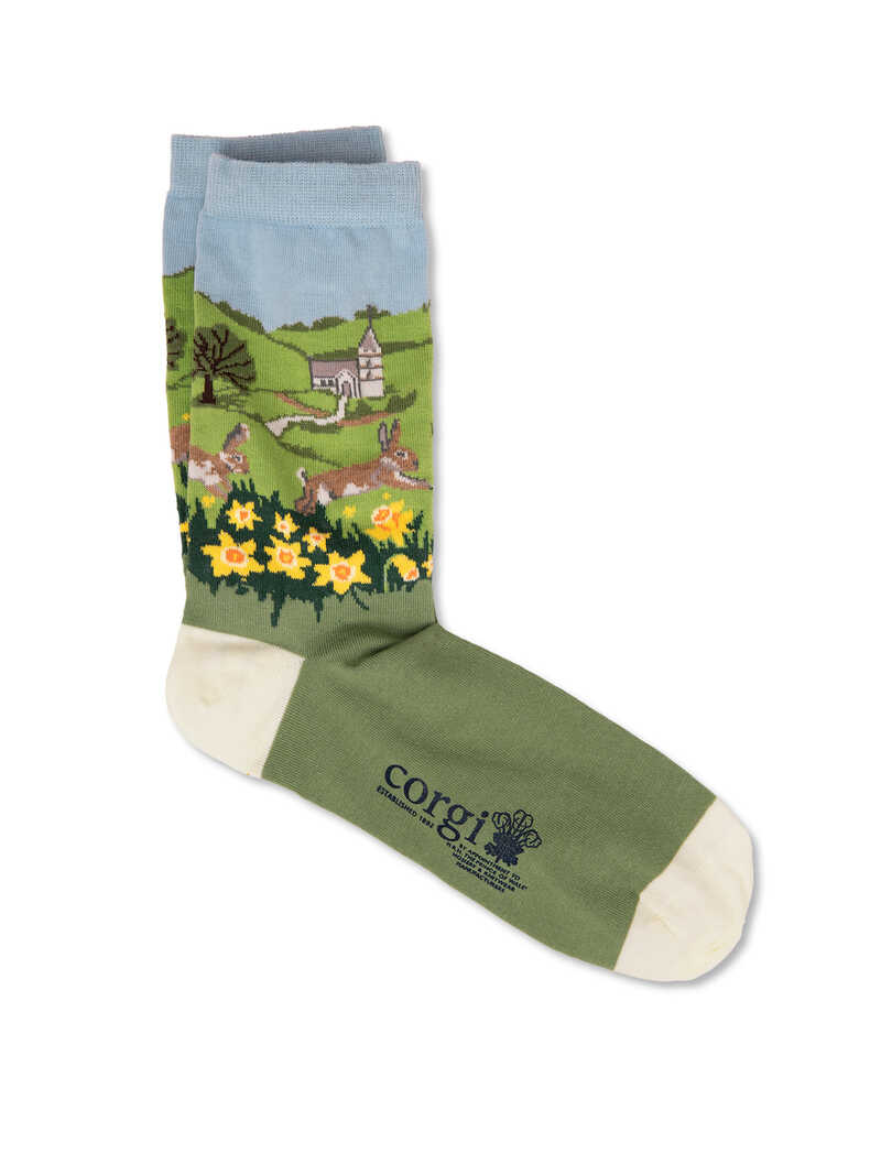 Produktbild zu Damensocken mit Hasen