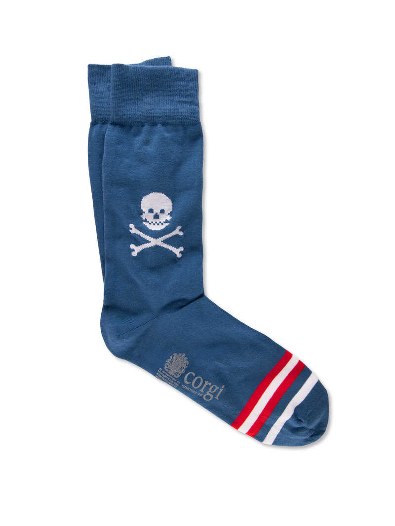 Produktbild zu Herrensocken Skull & Stripes
