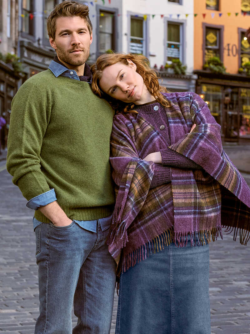 Alternatives Bild 1 zu Strickcape Heather Stewart
