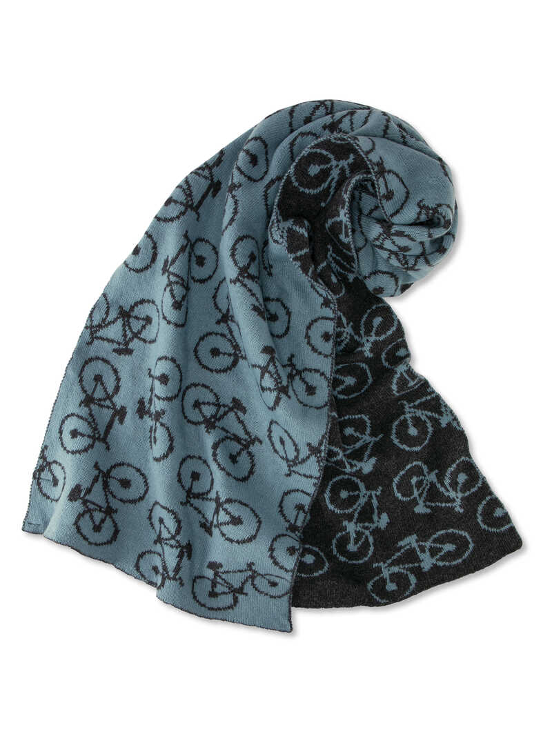 Alternatives Bild 1 zu Irischer Strickschal mit Fahrr�dern