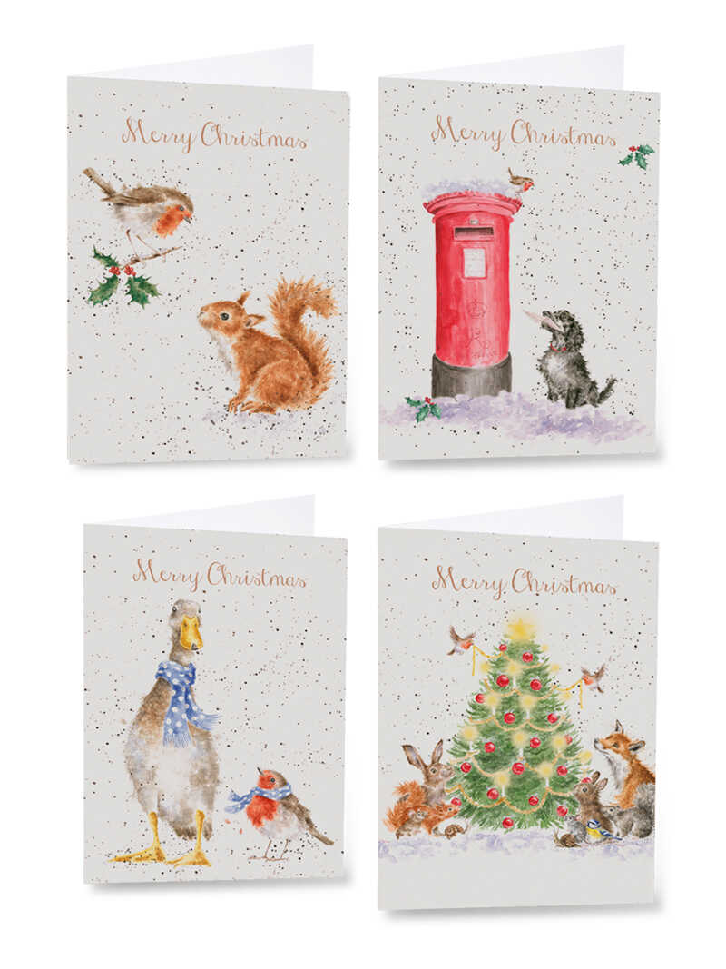 Weihnachtskarten mit Motiven von Hannah Dale