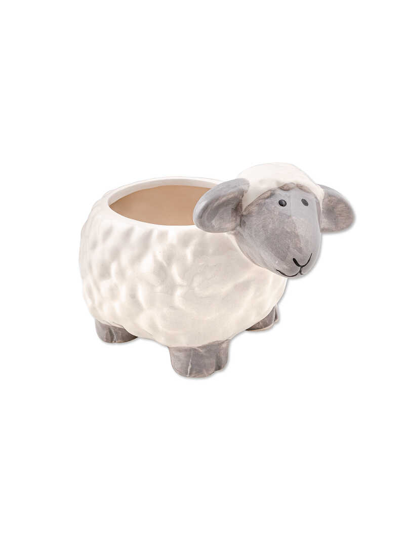 Porzellan-Pflanztopf Schaf für Küchenkräuter