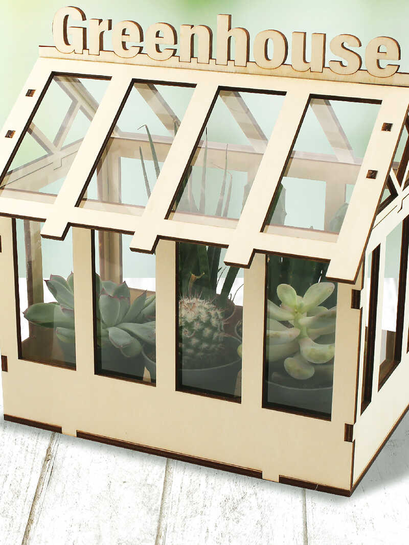Mini-Gewächshaus für die Fensterbank