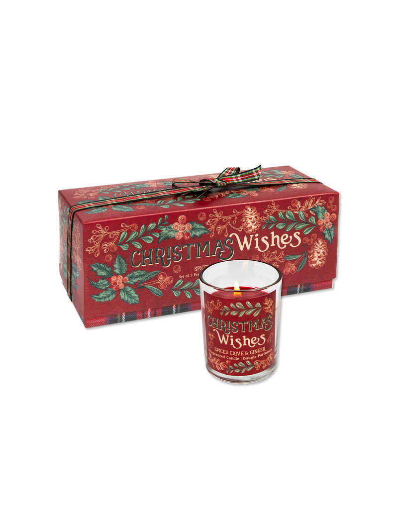 Produktbild zu Weihnachtliches Duftkerzen-Set