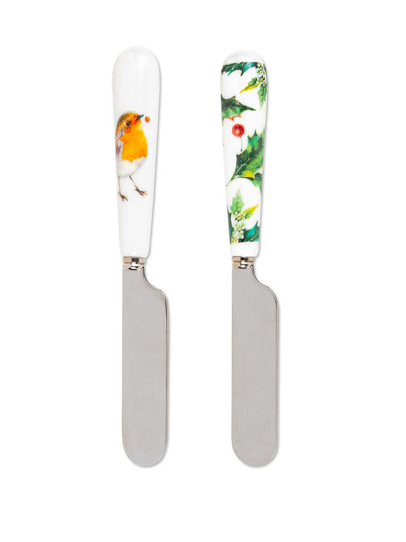 Alternatives Bild 1 zu Buttermesser-Geschenkset mit Robin und Ilex