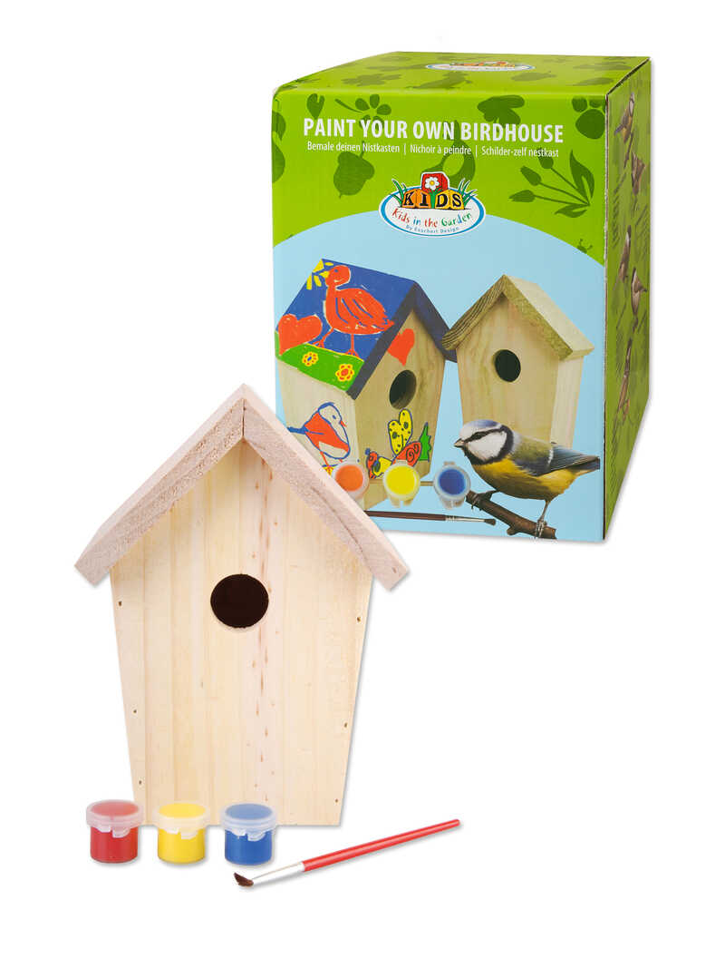 Produktbild zu Nistkasten zum Selberbemalen aus Kiefernholz