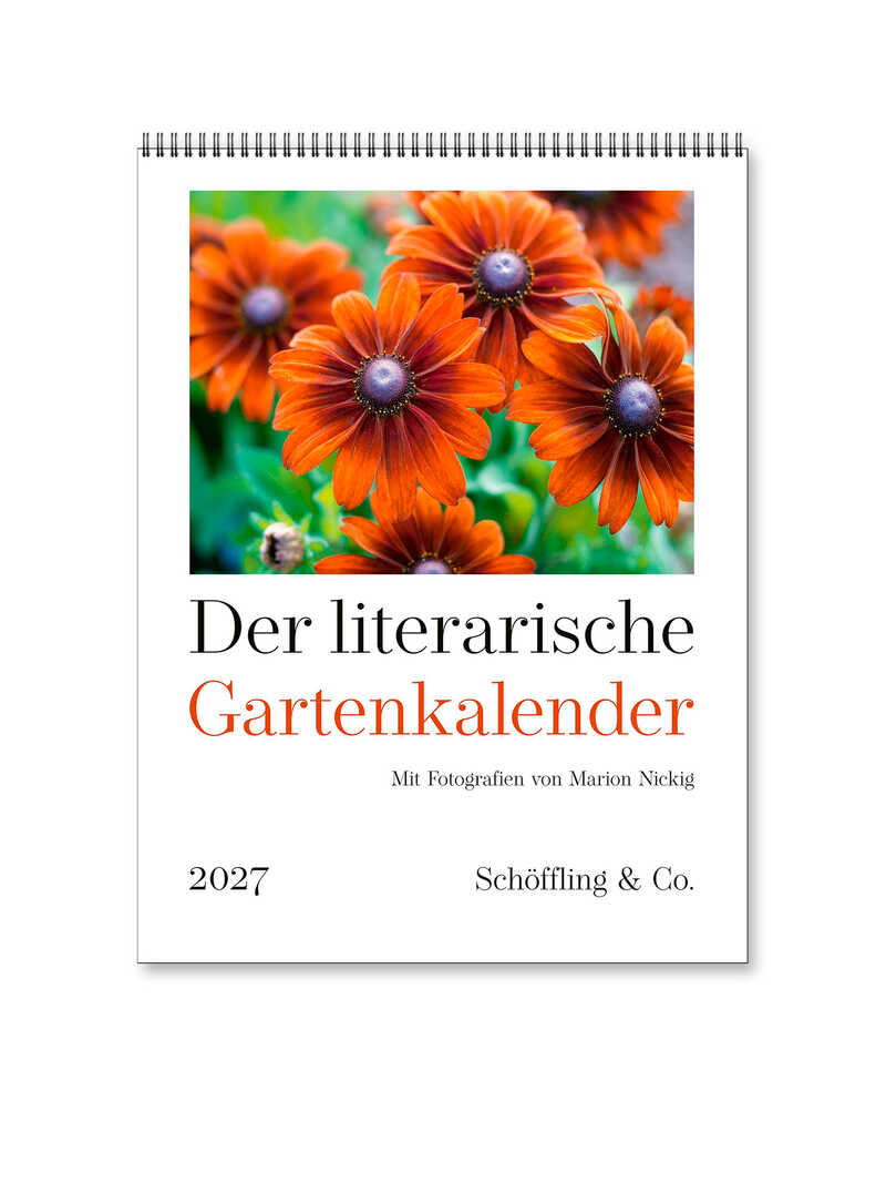 Produktbild zu Literarischer Gartenkalender 2027