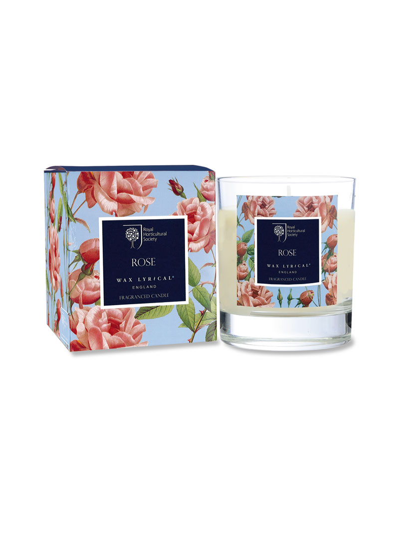 Duftkerze 'Rose' von Wax Lyrical Wohnaccessoires British Lifestyle