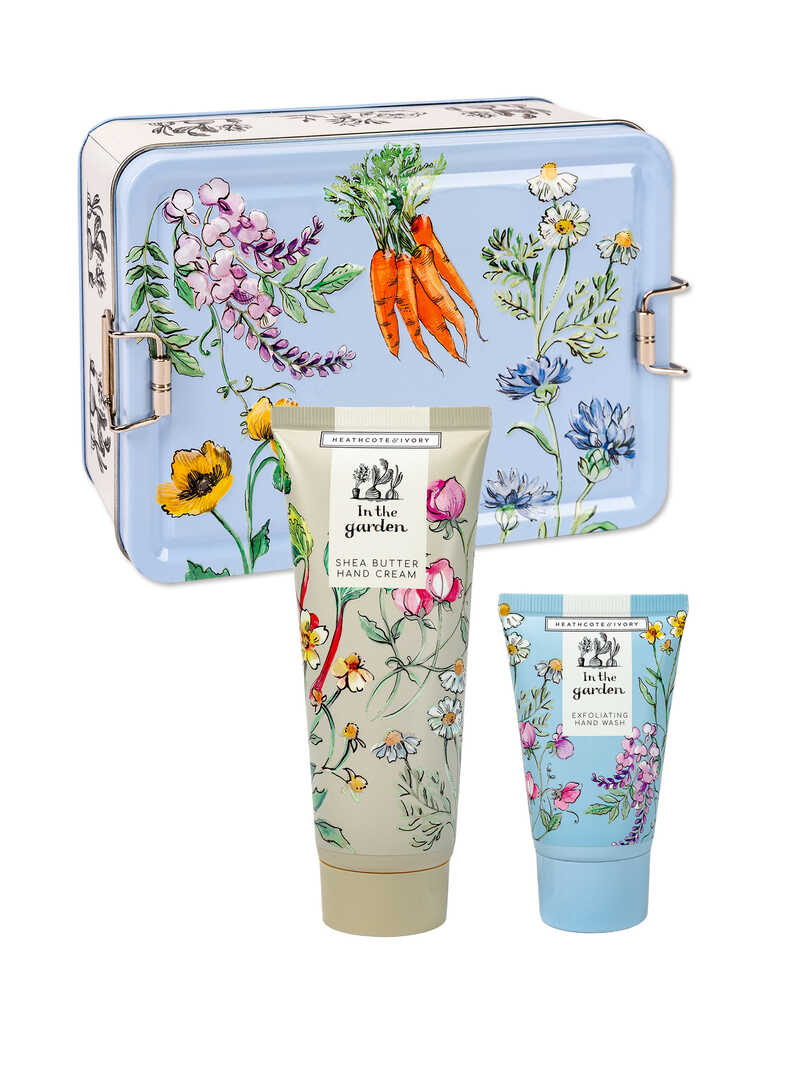 Produktbild zu Handpflege-Set in Metalldose mit Handcreme und Seife