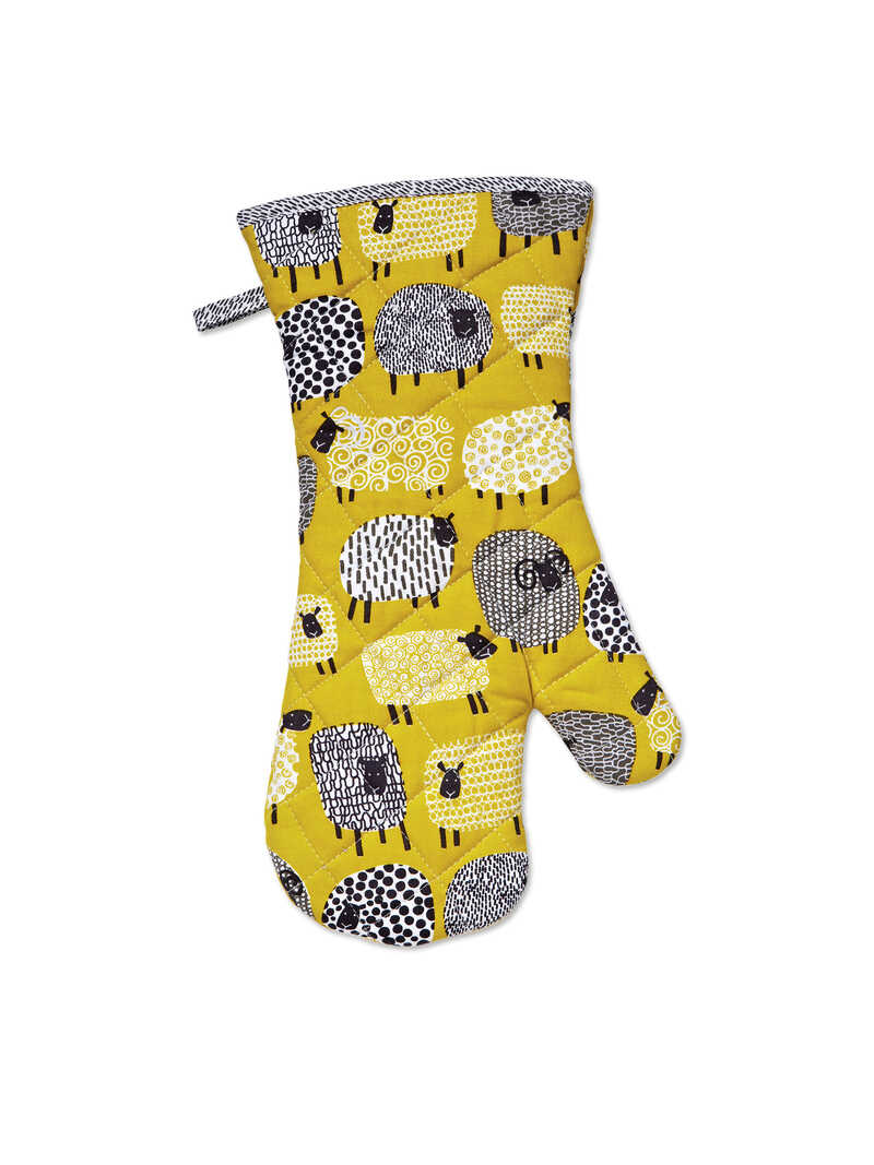 Produktbild zu Ofenhandschuh mit Schafen