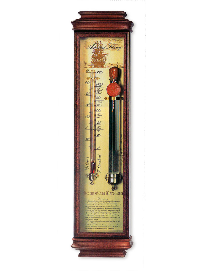 Admiral Fitzroys rätselhaftes 'Storm Glass Barometer' Wohnaccessoires