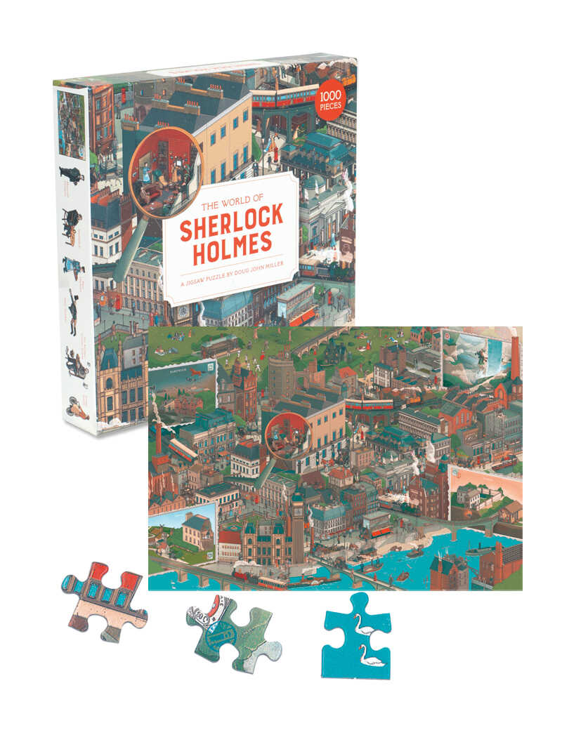 Puzzle Die Welt von Sherlock Holmes mit 1.000 Teilen