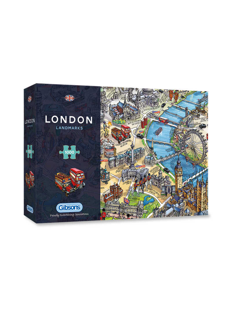 1.000-Teile Puzzle mit Londonmotiven