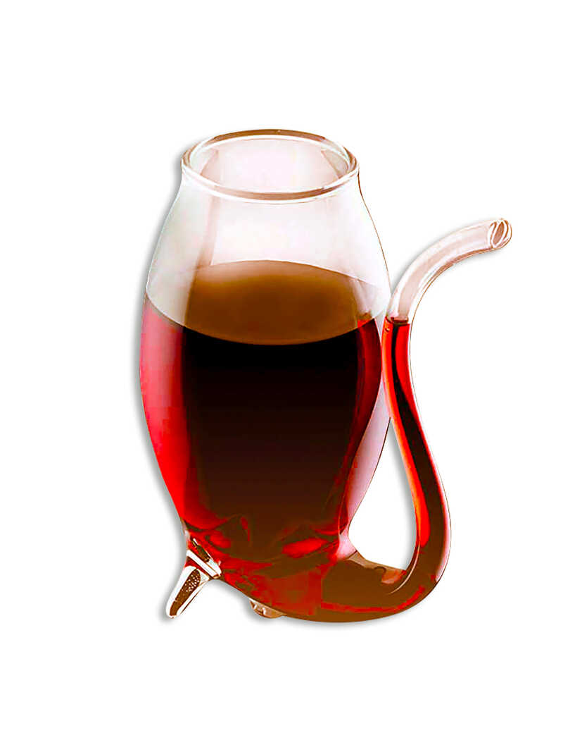 Portwein-Gläser in Pfeifenform