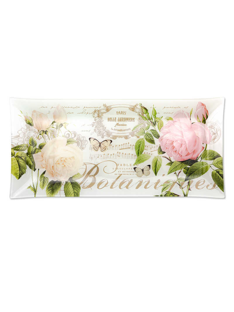 Alternatives Bild 1 zu Glas-Schale mit Rosen aus der Serie Jardin Botanique