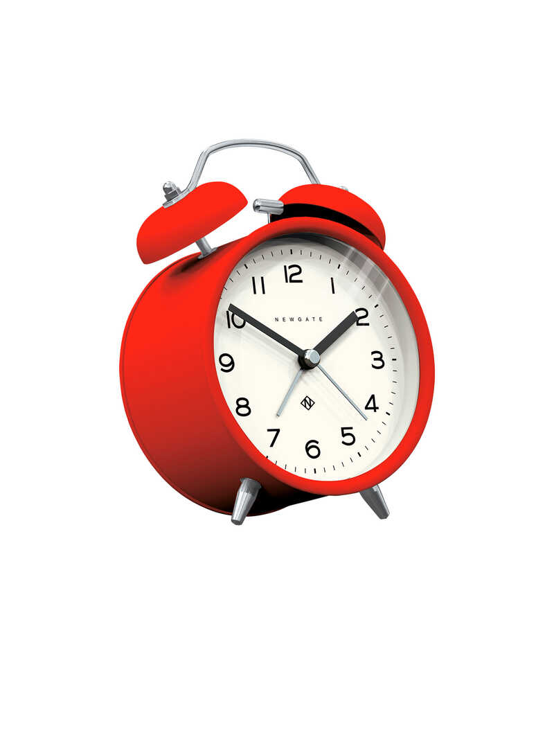 Alternatives Bild 1 zu Roter Retro-Wecker Charlie Bell