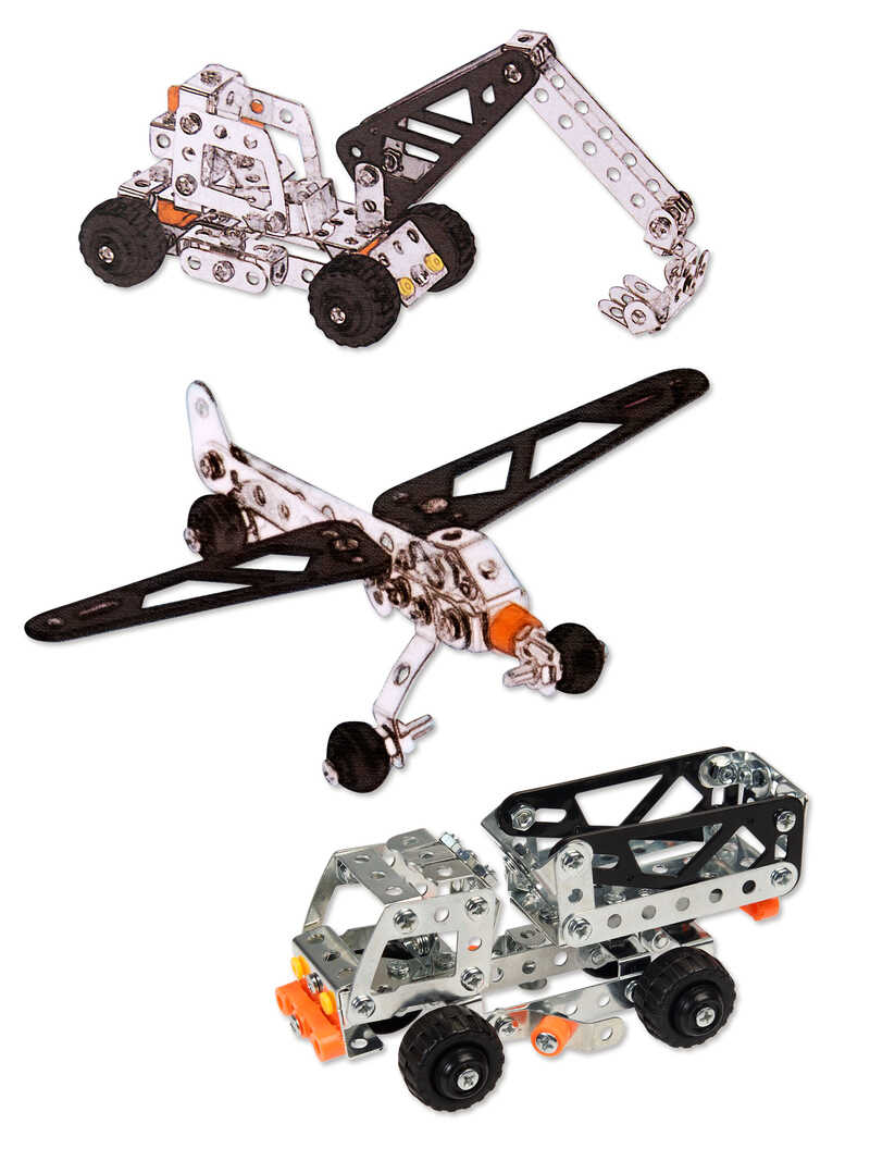 Alternatives Bild 1 zu Metallbaukasten 5-in-1