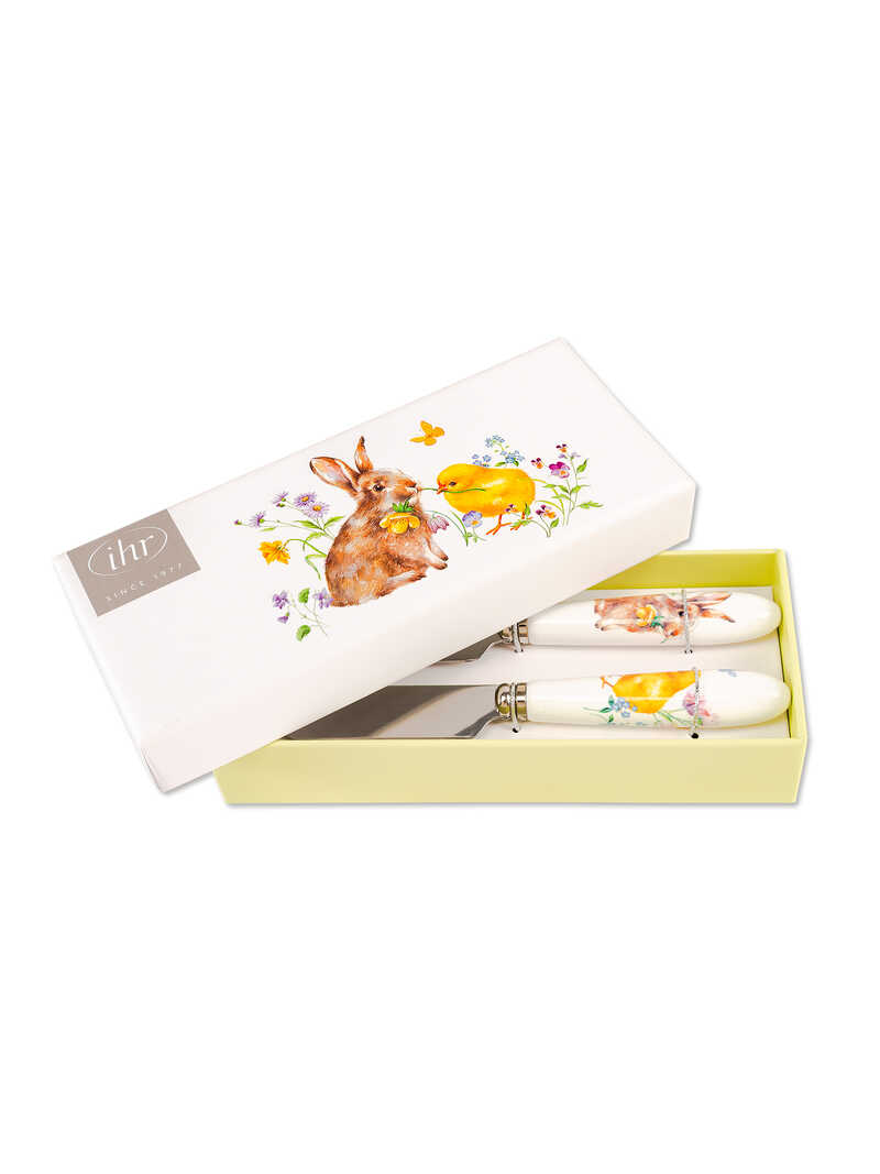 Produktbild zu Buttermesser-Set mit Hase & K�ken