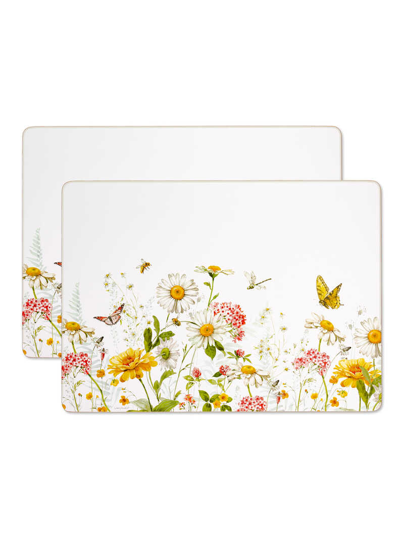 Produktbild zu Tischsets mit Wildblumen 2er-Set