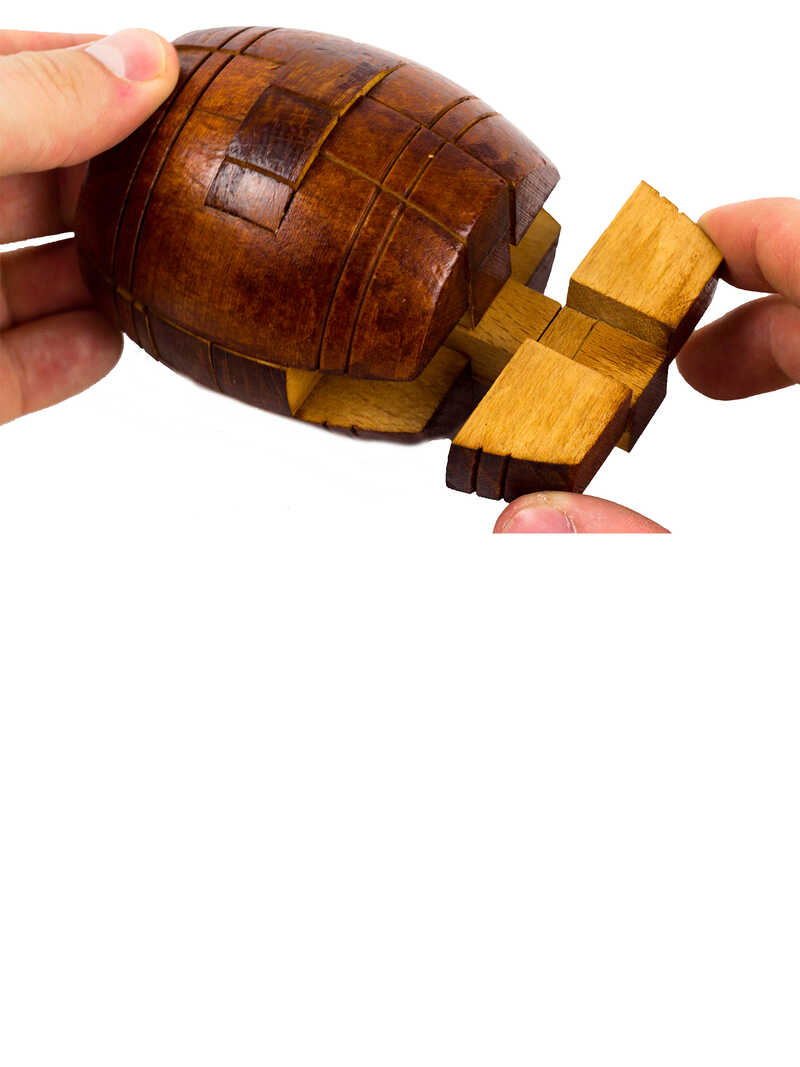 Alternatives Bild 1 zu Admiral Nelson's Barrel Holz-Puzzle