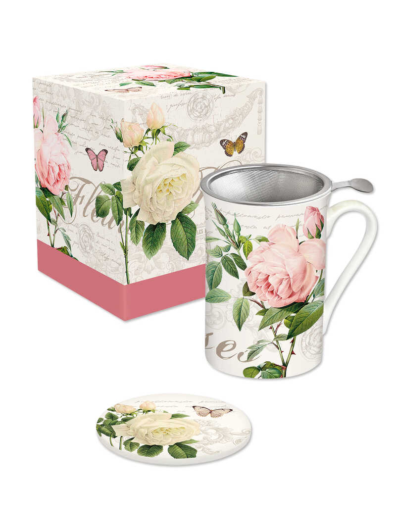 Produktbild zu Tisaniere mit englischen Rosen