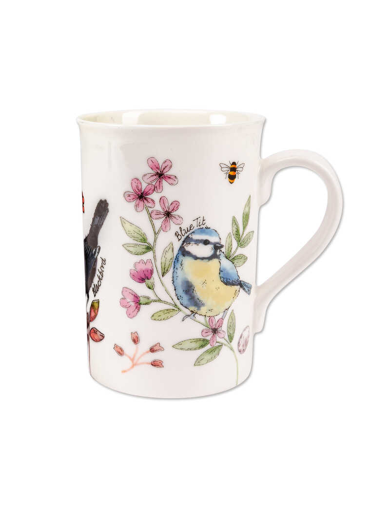 Produktbild zu Henkelbecher mit Gartenv�geln