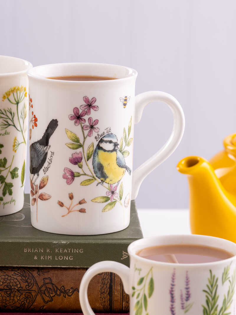 Alternatives Bild 1 zu Kaffeebecher mit Gartenv�geln