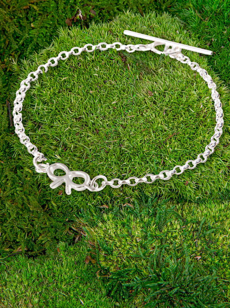 Produktbild zu Irische Armkette Ribin Bow Sterlingsilber