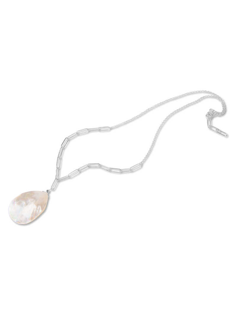 Alternatives Bild 2 zu Silberkette mit Perlmutt-Anh�nger