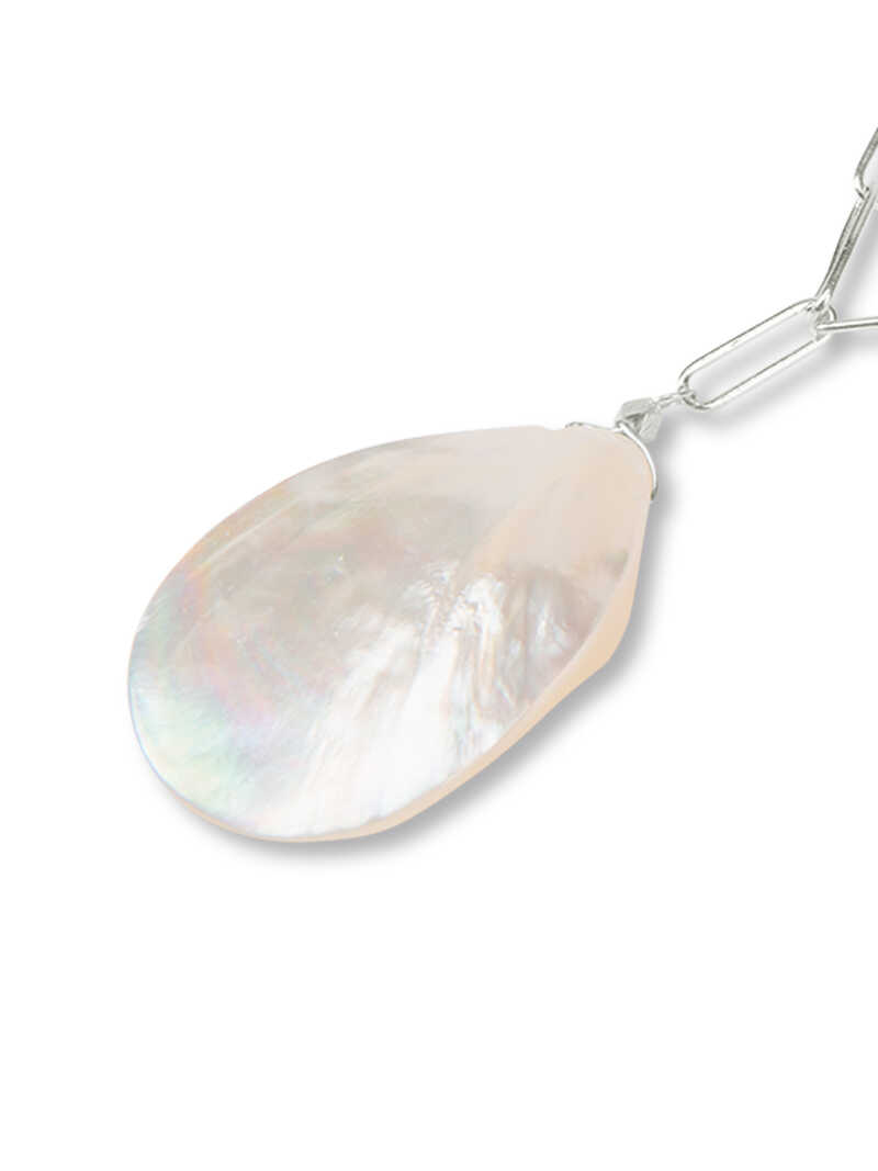 Alternatives Bild 3 zu Silberkette mit Perlmutt-Anh�nger