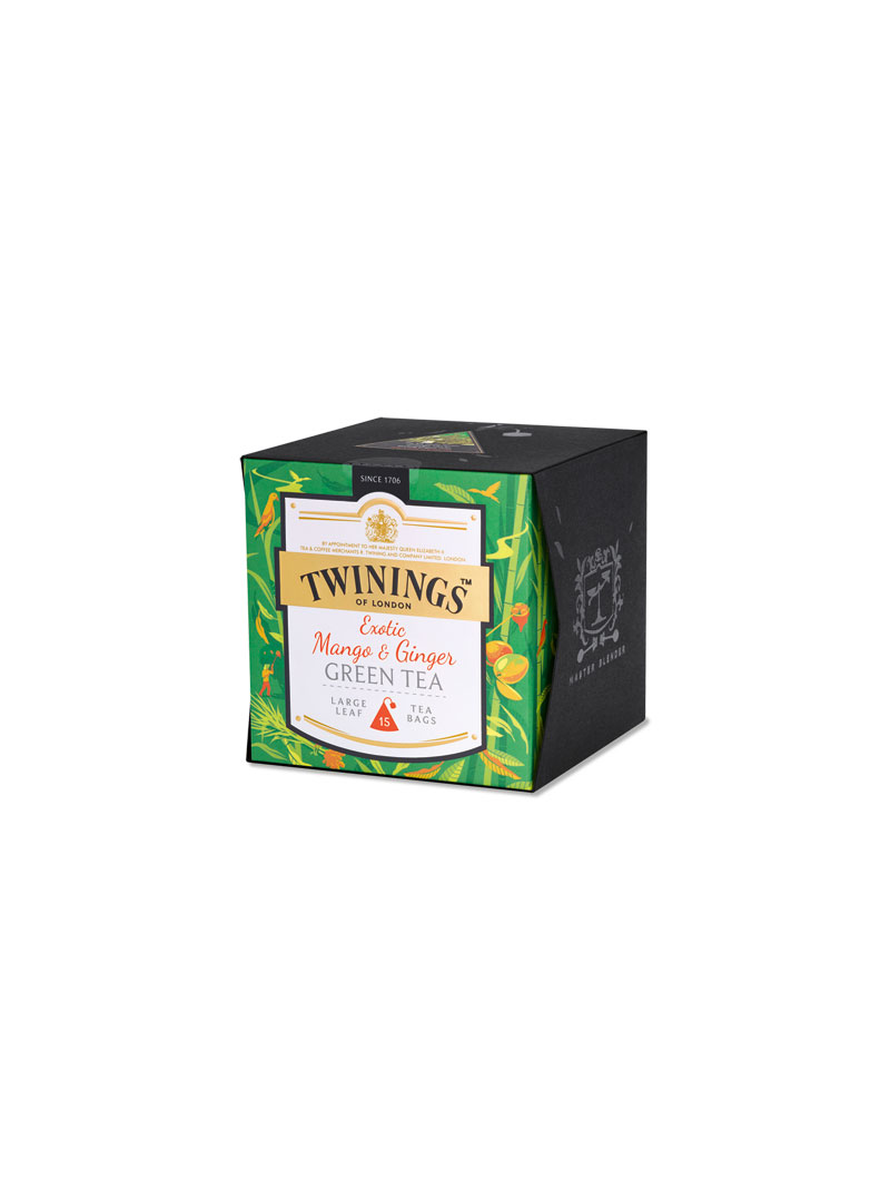 Teebox mit 15 Teebeuteln Grüner Tee