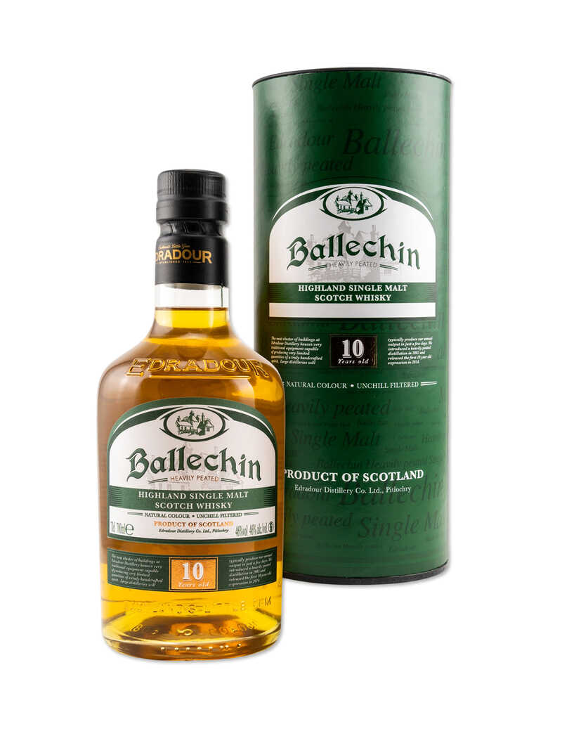 Ballechin 10 Jahre alter Highland Single Malt Whisky