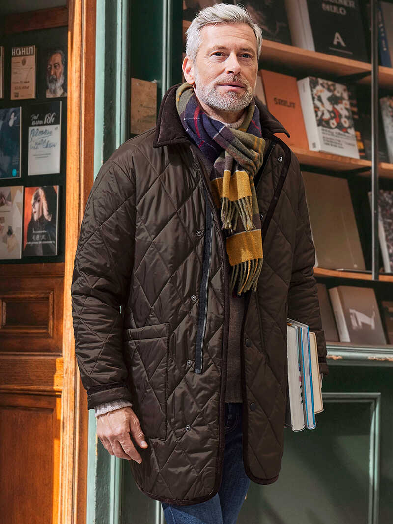 Alternatives Bild 1 zu Herren-Steppjacke mit Rautenstepp