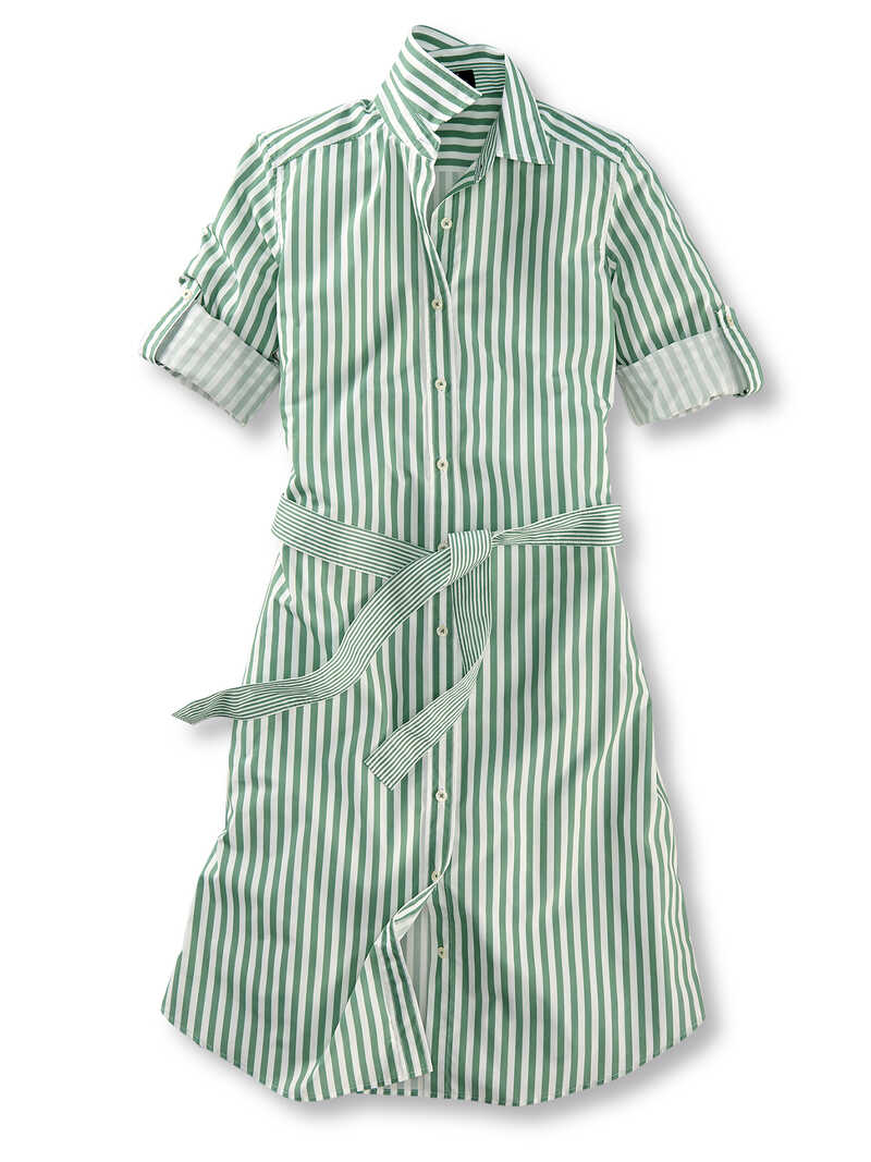 Alternatives Bild 1 zu Streifenkleid im Blusenstil