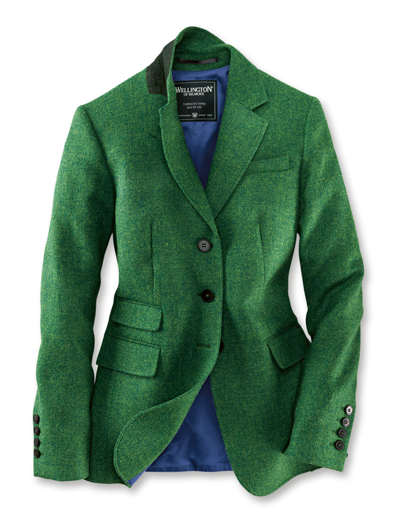 TweedBlazer in Irish Green von Wellington Blazer Damen