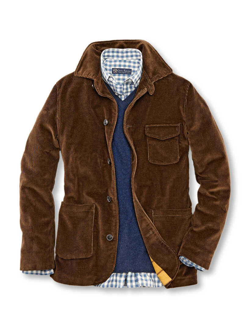 Herren Winter Cordjacke Mit Fleece - Lässig & Warm