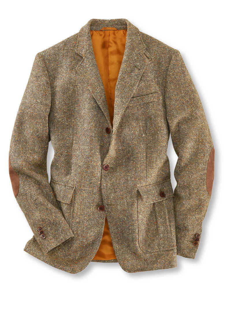 Herren-Tweed-Sakko aus irischem Donegal Tweed