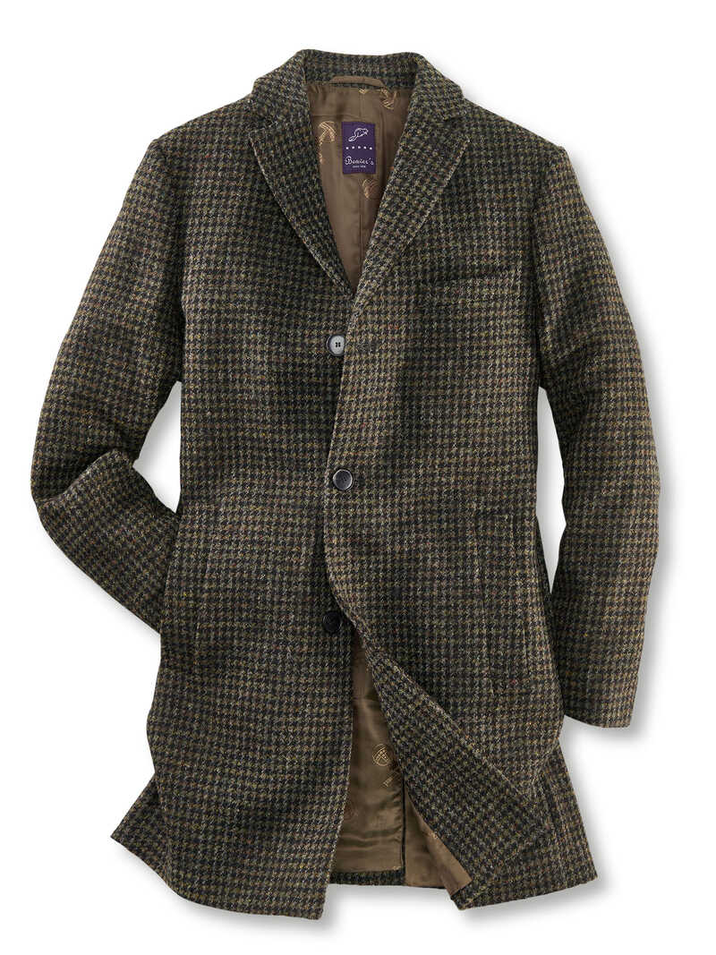 Mantel Tweed Blazer Damen Lang Tweedmantel Tweed Mantel Herren