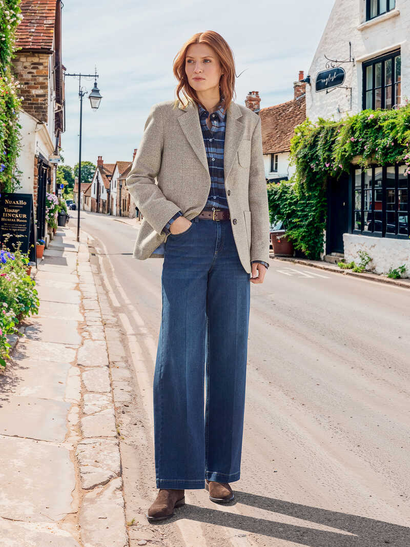 Alternatives Bild 3 zu Oversized-Fischgrat-Blazer