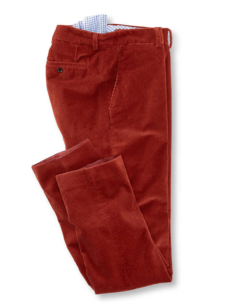 Produktbild zu Rote Herrenhose Genua-Cord
