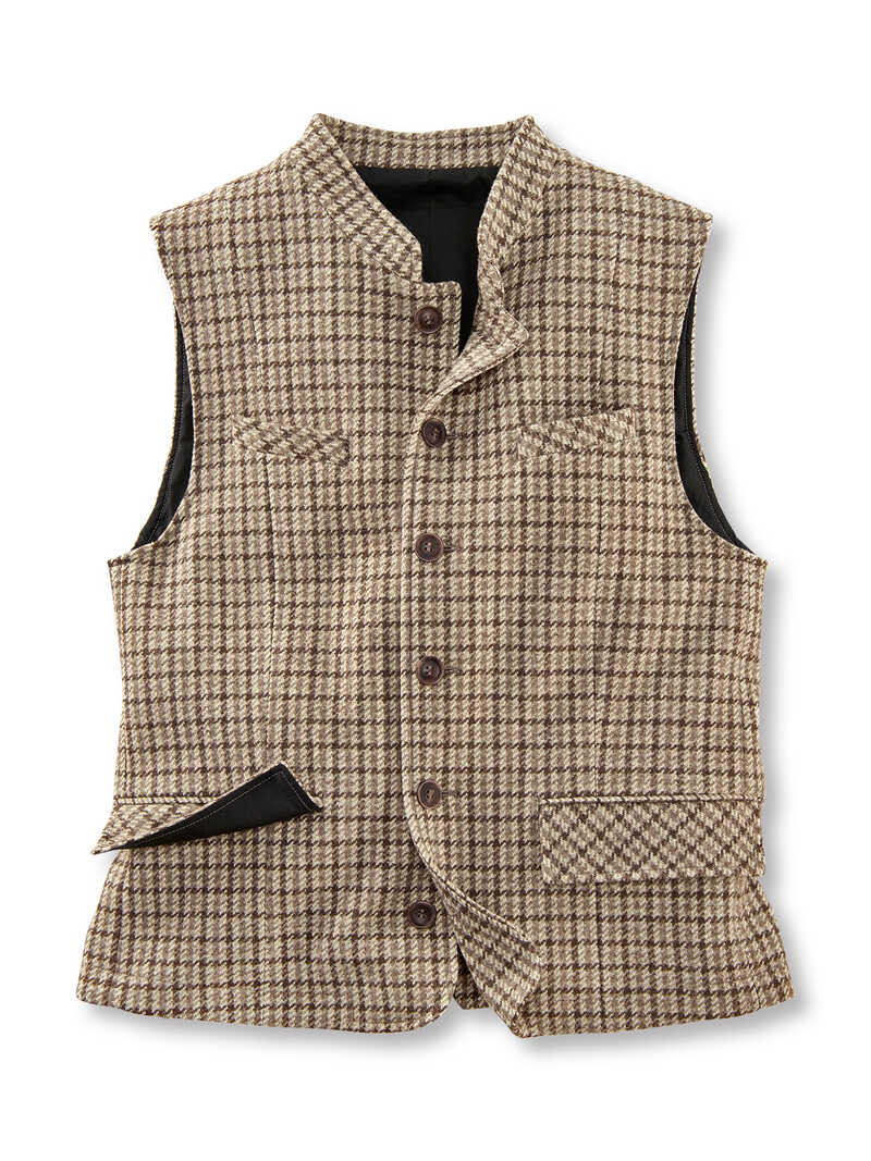 Produktbild zu Woll-Weste Shepherd mit Hahnentrittmuster