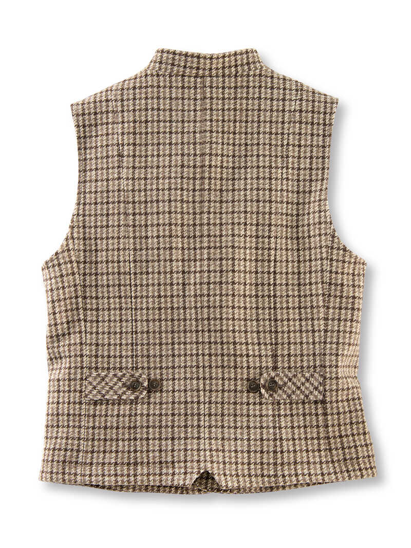 Alternatives Bild 1 zu Woll-Weste Shepherd mit Hahnentrittmuster