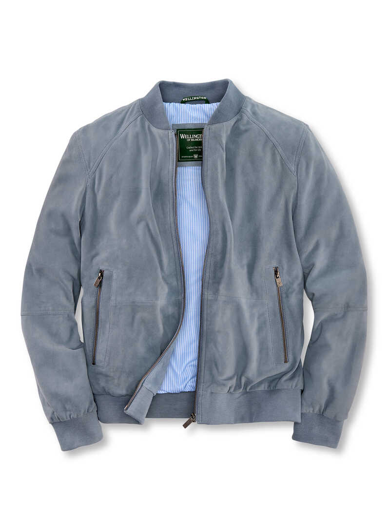 Produktbild zu Lederblouson aus Ziegenvelours