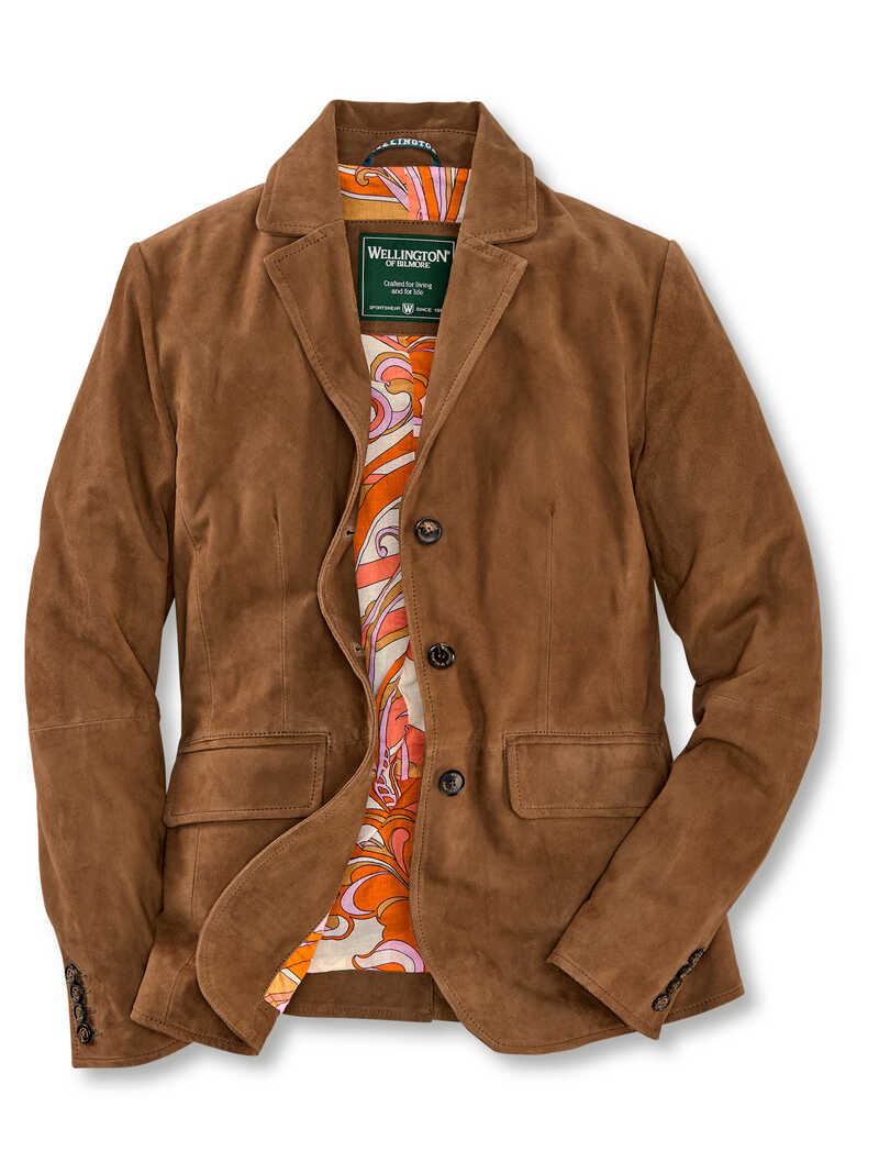 Alternatives Bild 1 zu Lederblazer aus Ziegenvelours