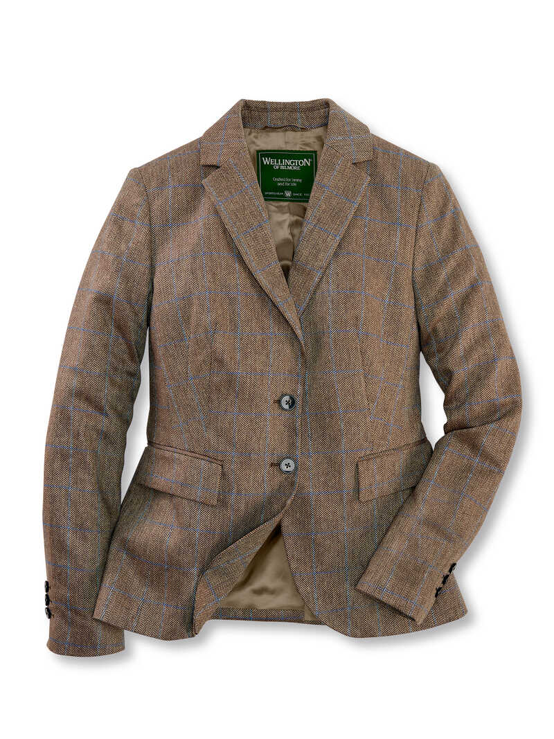 Alternatives Bild 1 zu Seiden-Fischgratblazer