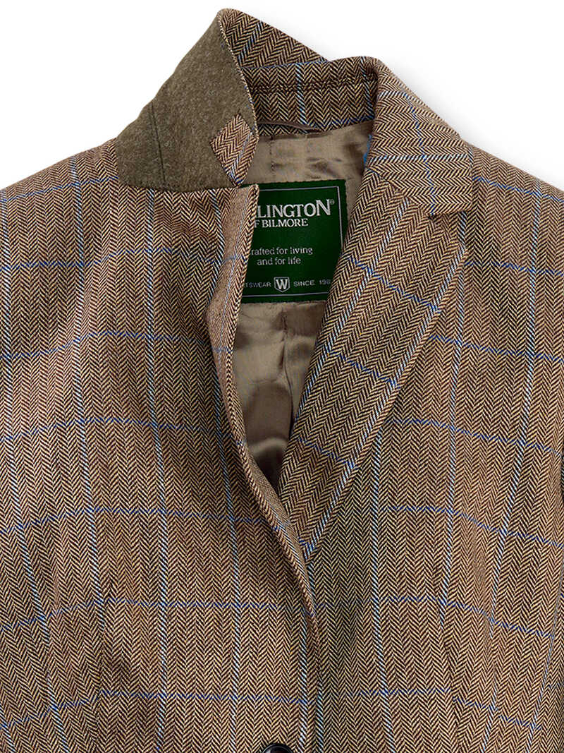 Alternatives Bild 3 zu Seiden-Fischgratblazer